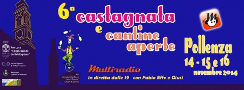 Multiradio in diretta dalla Castagnata e Cantine aperte Pollenza