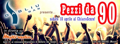 Multiradio Live sabato 18 aprile - Chiaroscuro Belforte del Chienti - PEZZI DA 90