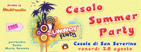 Multiradio Live al Cesolo Summer Party - venerdì 28 agosto 2015