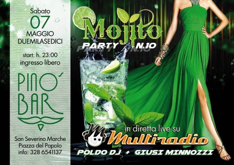 Sabato 7 Maggio il decimo Mojito Party a San Severino Marche da non perdere !