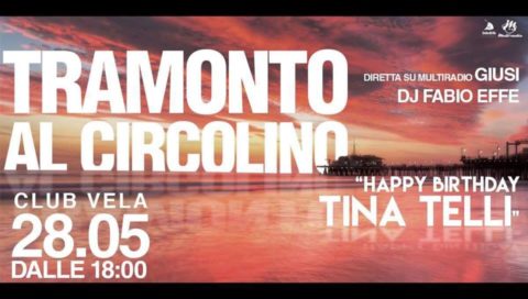 Multiradio Live - Tramonto al Circolino (Happy Tina) Civitanova Marche club Vela domenica 28 maggio 2017