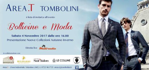 Multiradio Live a Bollicine e moda - Area T Tombolini Tolentino sabato 4 novembre