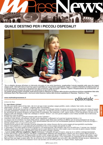 Multiradio Press News - marzo 2015 - prima pagina